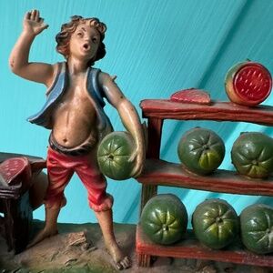 Collectible Italian Montecatini Figurines #755 and #757